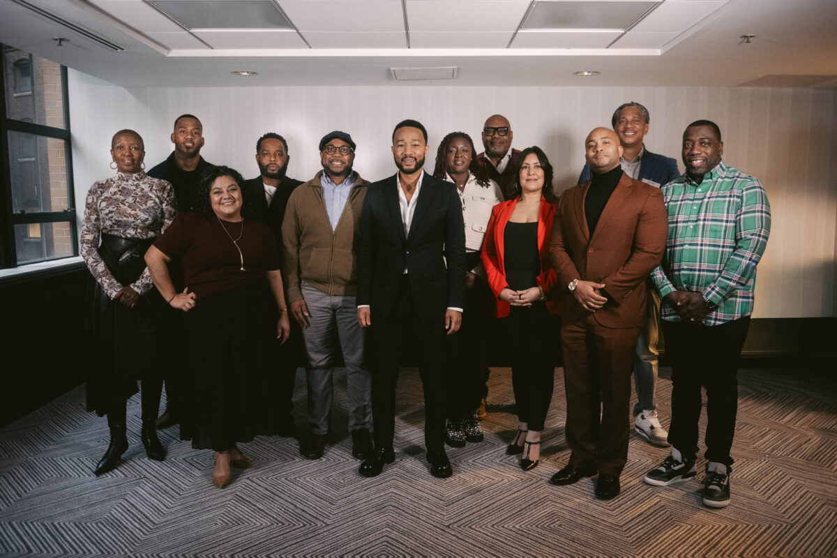John Legend with the Unlocked Futures Catalyze Cohort