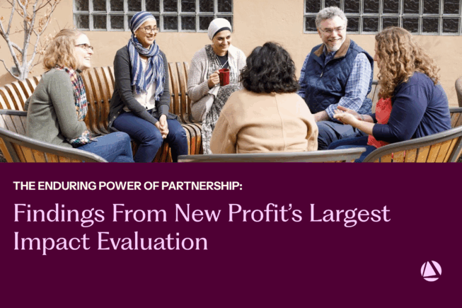 Brandeis Impact Evaluation Story Blog Header featuring Interfaith America